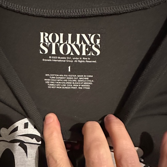 NWT Torrid Size 1 (1X) Rolling Stones Relaxed Fit Crew Tee - Picture 5 of 6